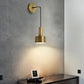 Frendorf | Postmoderne Kleine Wandhängende Lampe Metallic Einzel-Glühbirne Nachttisch Lesewandlampe