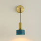 Frendorf | Postmoderne Kleine Wandhängende Lampe Metallic Einzel-Glühbirne Nachttisch Lesewandlampe