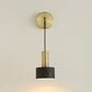 Frendorf | Postmoderne Kleine Wandhängende Lampe Metallic Einzel-Glühbirne Nachttisch Lesewandlampe