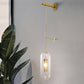 Frendorf | Pill Kapsel Glas Wandlamp Post-Modern 1 Hoofd Messing Wandlamp Lichtarmatuur met Gaasbeveiliging