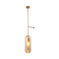 Frendorf | Pill Kapsel Glas Wandlamp Post-Modern 1 Hoofd Messing Wandlamp Lichtarmatuur met Gaasbeveiliging