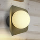 Frendorf | 1 Licht Orb Shade Wandleuchte Kinder Metall Glas Wandleuchte mit Candy Farbe für Kinderzimmer