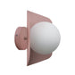 Frendorf | 1 Licht Orb Shade Wandleuchte Kinder Metall Glas Wandleuchte mit Candy Farbe für Kinderzimmer