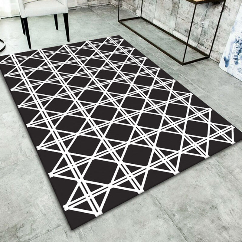Frendorf | Eenvoudig Woonkamer Tapijt Meerdere Kleur Geometrische Print Binnen Tapijt Antislip Ondergrond Huisdiervriendelijk Gebied Tapijt