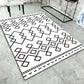 Frendorf | Eenvoudig Woonkamer Tapijt Meerdere Kleur Geometrische Print Binnen Tapijt Antislip Ondergrond Huisdiervriendelijk Gebied Tapijt