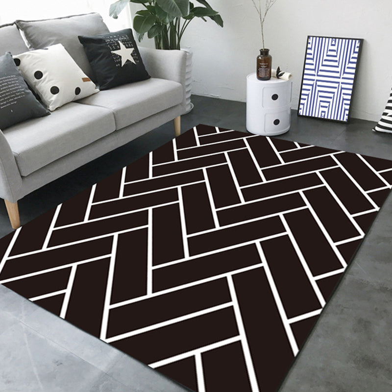Frendorf | Eenvoudig Woonkamer Tapijt Meerdere Kleur Geometrische Print Binnen Tapijt Antislip Ondergrond Huisdiervriendelijk Gebied Tapijt