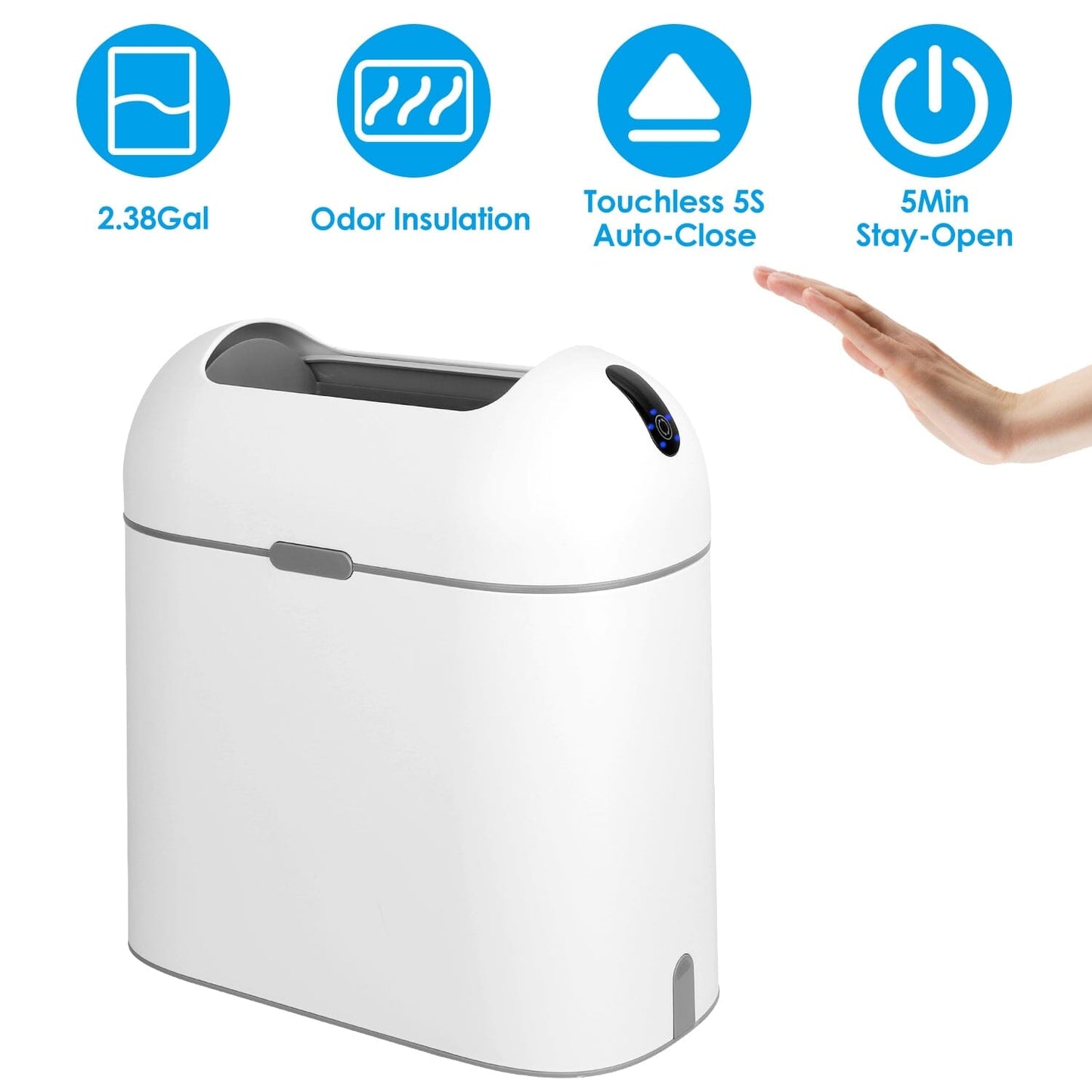 Frendorf | 2,38 Gal/9L Automatischer Mülleimer
