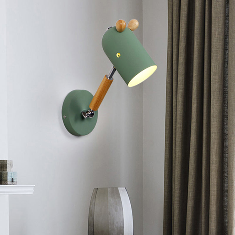 Frendorf | Nordic Deer Wandverlichting Fixture Metaal 1 Lamp Slaapkamer Leeslamp met Swingarm