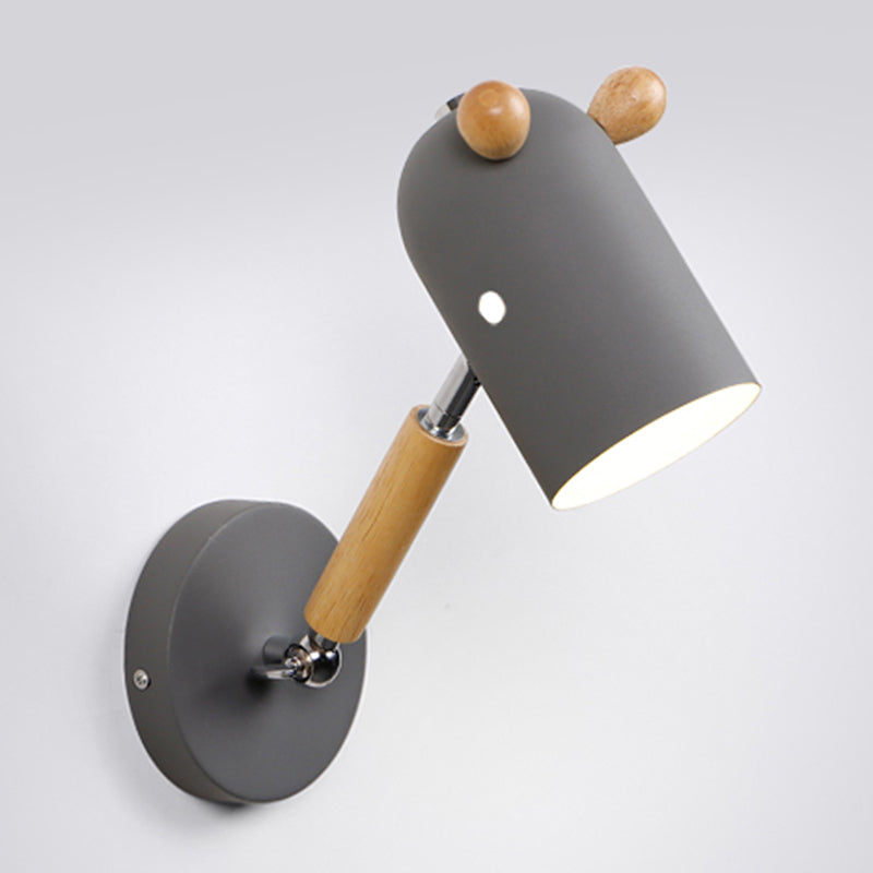 Frendorf | Nordic Deer Wandverlichting Fixture Metaal 1 Lamp Slaapkamer Leeslamp met Swingarm