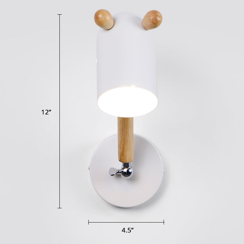 Frendorf | Nordic Deer Wandverlichting Fixture Metaal 1 Lamp Slaapkamer Leeslamp met Swingarm
