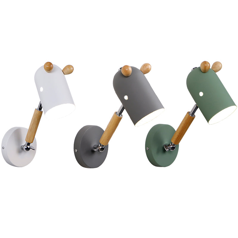 Frendorf | Nordic Deer Wandverlichting Fixture Metaal 1 Lamp Slaapkamer Leeslamp met Swingarm