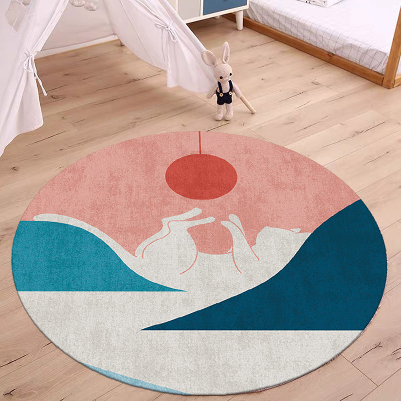 Frendorf | Ontspannend Slaapkamer Tapijt Multikleur Kleurblok Gebied Vloerkleed Polypropeen Antislip Wasbaar Binnen Tapijt