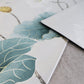 Chinoiserie Floral Printed Rug Mehrfarbiger PVC-Bereichsteppich Rutschfeste Rückseite Haustierfreundlicher Innenbereichsteppich für das Schlafzimmer
