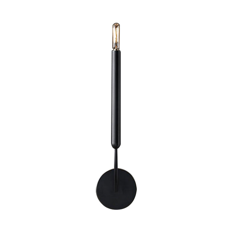 Frendorf | 1/2 lampen rohr wandlampe tradition metall wandleuchte in schwarz/messing für das esszimmer