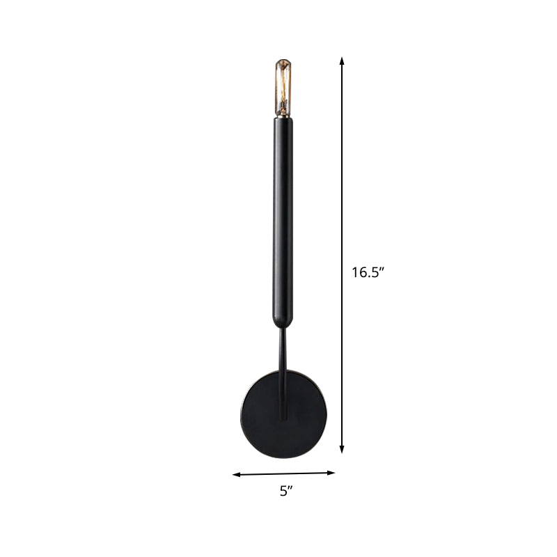 Frendorf | 1/2 lampen rohr wandlampe tradition metall wandleuchte in schwarz/messing für das esszimmer