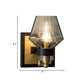 Frendorf | Metalen Kaarsen Sconces Lamp Traditie 1 Gloeilamp Zwarte Wandverlichting Armatuur met Urn Rookglas Schaduw