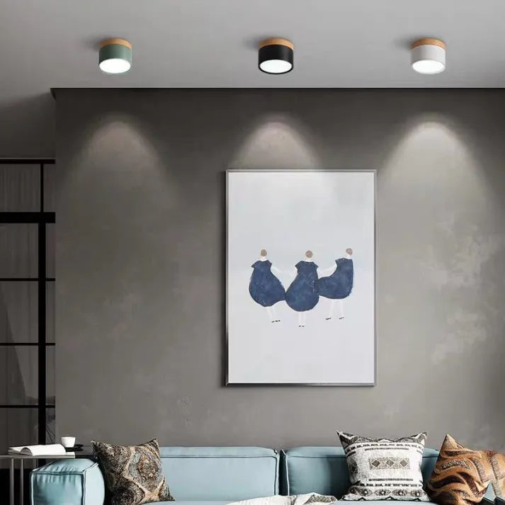Skandinavische LED Deckenleuchte für einen schlanken Look
