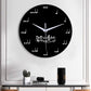 Musiknoten Wanddekoration Stille runde Uhr