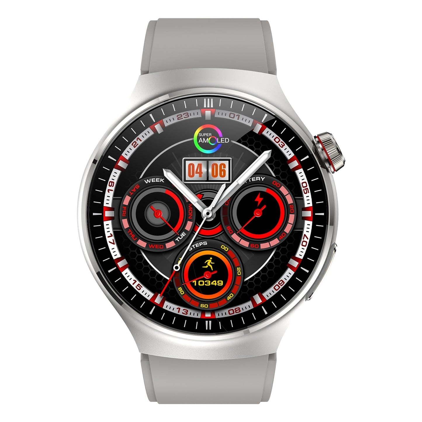 Frendorf | KH26 Ein-Klick-Mikro-Untersuchung von Fünf Organen Gesundheitsüberwachung Blutglukose Blutlipide Harnsäure Blutdruck Blutsauerstoff SOS Smartwatch