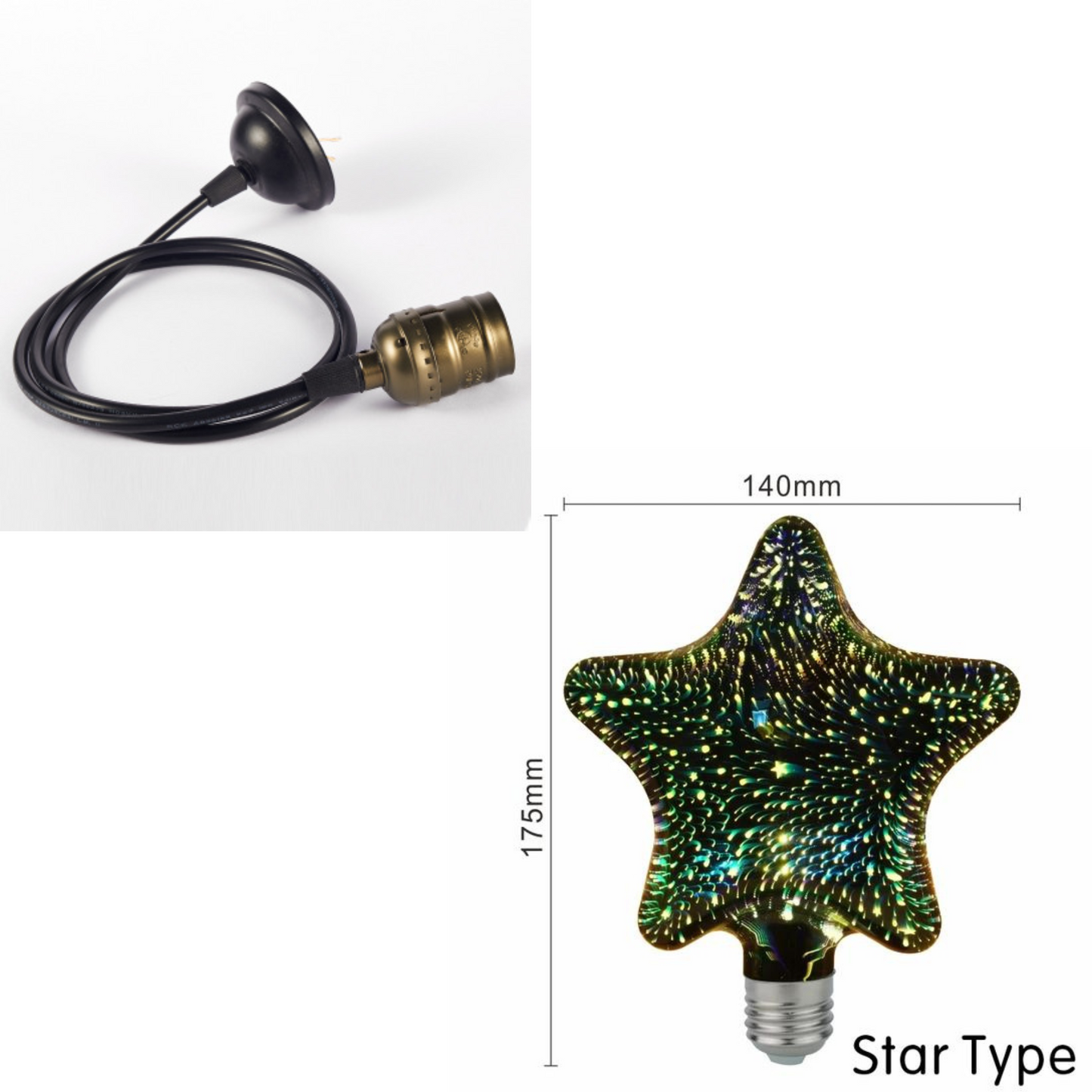 3D LED Feuerwerksbirne