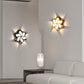 Contemporary Simplicity Aluminum Pinwheel Acrylic Shade LED Wall Sconce Lamp For Bedroom