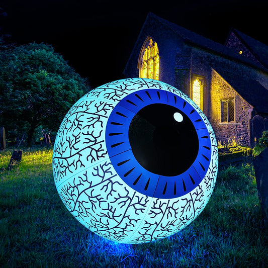 Frendorf | 24-Zoll Halloween aufblasbare Geister-Augen Dekoration