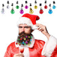 Frendorf | 24-Teile: Weihnachtsbart Baumschmuck Weihnachtsmann Bartglocken