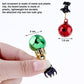 Frendorf | 24-Teile: Weihnachtsbart Baumschmuck Weihnachtsmann Bartglocken