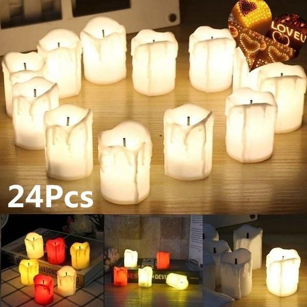 Frendorf | 24-teilig: LED flammenlose Kerze