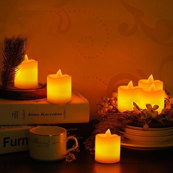 Frendorf | 24-Teilig: LED Flammenlose Teelichtkerze