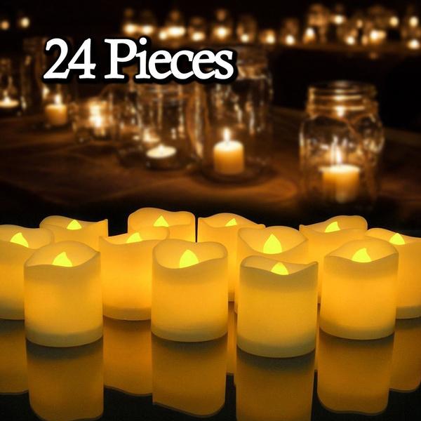 Frendorf | 24-Teilig: LED Flammenlose Teelichtkerze