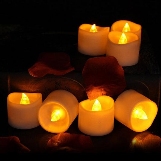 Frendorf | 24-Teilig: LED Flammenlose Teelichtkerze