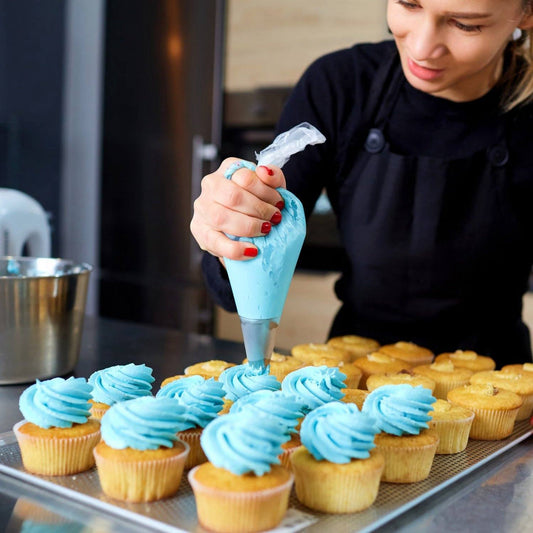 Frendorf | 24-teilige: Edelstahl Kuchen-Dekorationszubehör Set