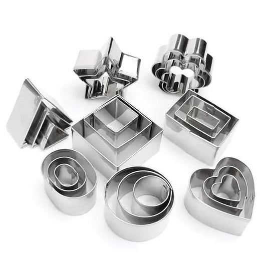 Frendorf | 24-teilige: Edelstahl Ausstechformen Set