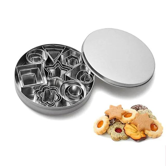 Frendorf | 24-teilige: Edelstahl Ausstechformen Set