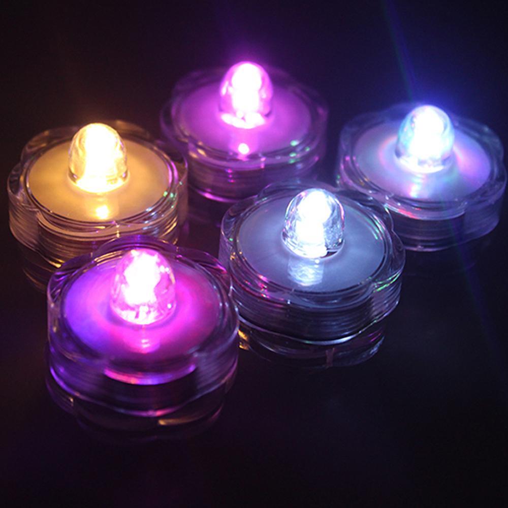 Frendorf | 24-Teilig: Tauchfähige RGB LED Teelichtkerze