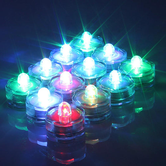 Frendorf | 24-Teilig: Tauchfähige RGB LED Teelichtkerze