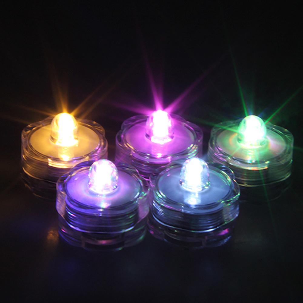 Frendorf | 24-Teilig: Tauchfähige RGB LED Teelichtkerze