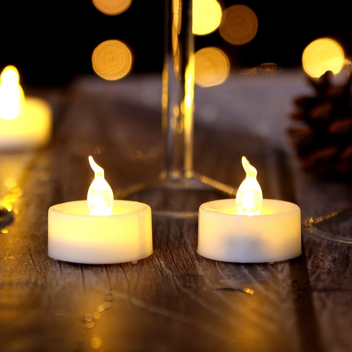 Frendorf | 24-Teile: Warmweiß LED Teelichter
