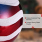 Frendorf | 24-Teile Set: Hängende Ornament Ball Stern Patriotisch