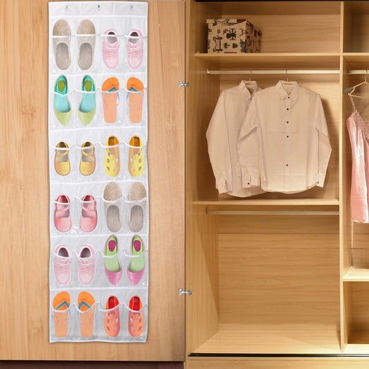 Frendorf | 24-Taschen: Über die Tür Schuhregal Kristallklar Organizer