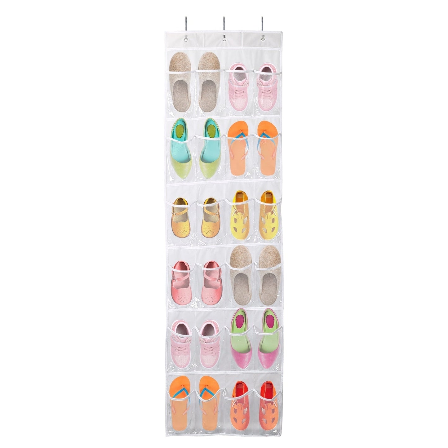 Frendorf | 24-Taschen: Über die Tür Schuhregal Kristallklar Organizer