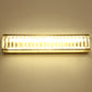 Frendorf | 10"/10.5"/16" Breite Runde/Rechteckige Wandleuchte Traditionelles Kristall Messing LED Wandleuchte für Schlafzimmer
