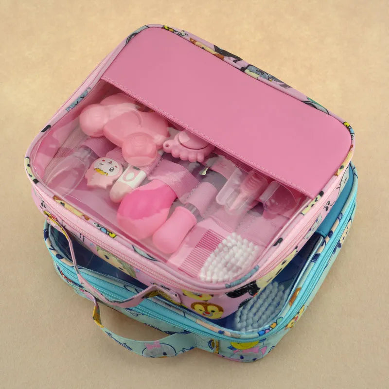 Frendorf | Baby Pflege Set mit Thermometer, Bürste und Nagelknipse