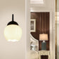 Frendorf | 1-Light Blumenknospen Wandleuchte Lampe Landhausstil Weiße Glas Wandbeleuchtung mit Gänsekielarm