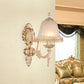 Frendorf | Frosted Glass Schattierte Wandlampe Ländlicher Stil Flur Wandleuchte Beleuchtungsarmatur