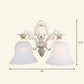 Frendorf | Frosted Glass Schattierte Wandlampe Ländlicher Stil Flur Wandleuchte Beleuchtungsarmatur