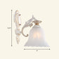 Frendorf | Frosted Glass Schattierte Wandlampe Ländlicher Stil Flur Wandleuchte Beleuchtungsarmatur