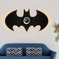 Frendorf | Metalen Kleine Vleermuis Wandlamp 1 Kop Modern Creatieve Sconcelamp in Zwart voor Jongens Slaapkamer