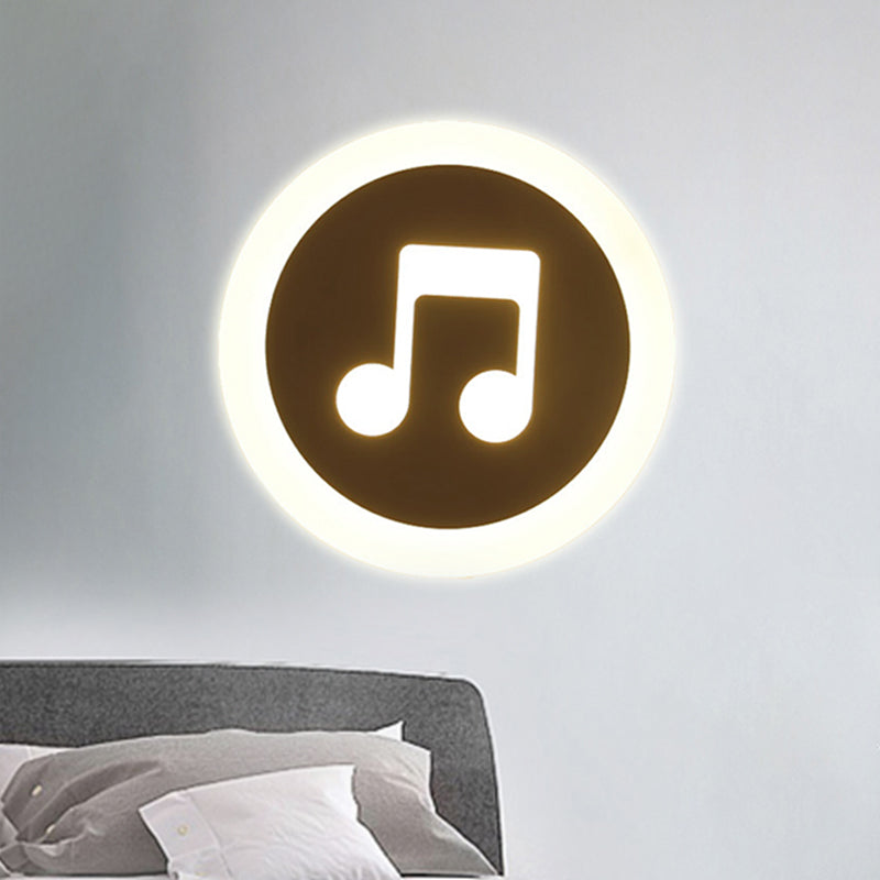 Frendorf | Dunne Paneel Wandlamp Schone Acryl Wandlamp in Wit voor Kleuterschool Baby Slaapkamer